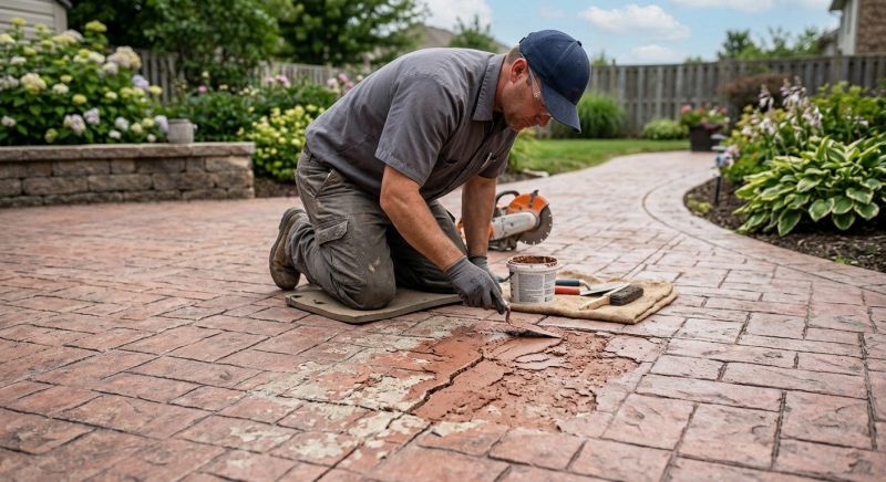 Decorative Concrete Repair in Waldorf, MD